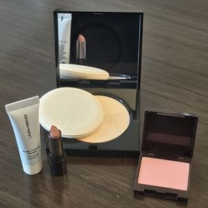 Bobbi Brown Pressed Powder and Laura Mercier Lipstick, Blush & Primer Set